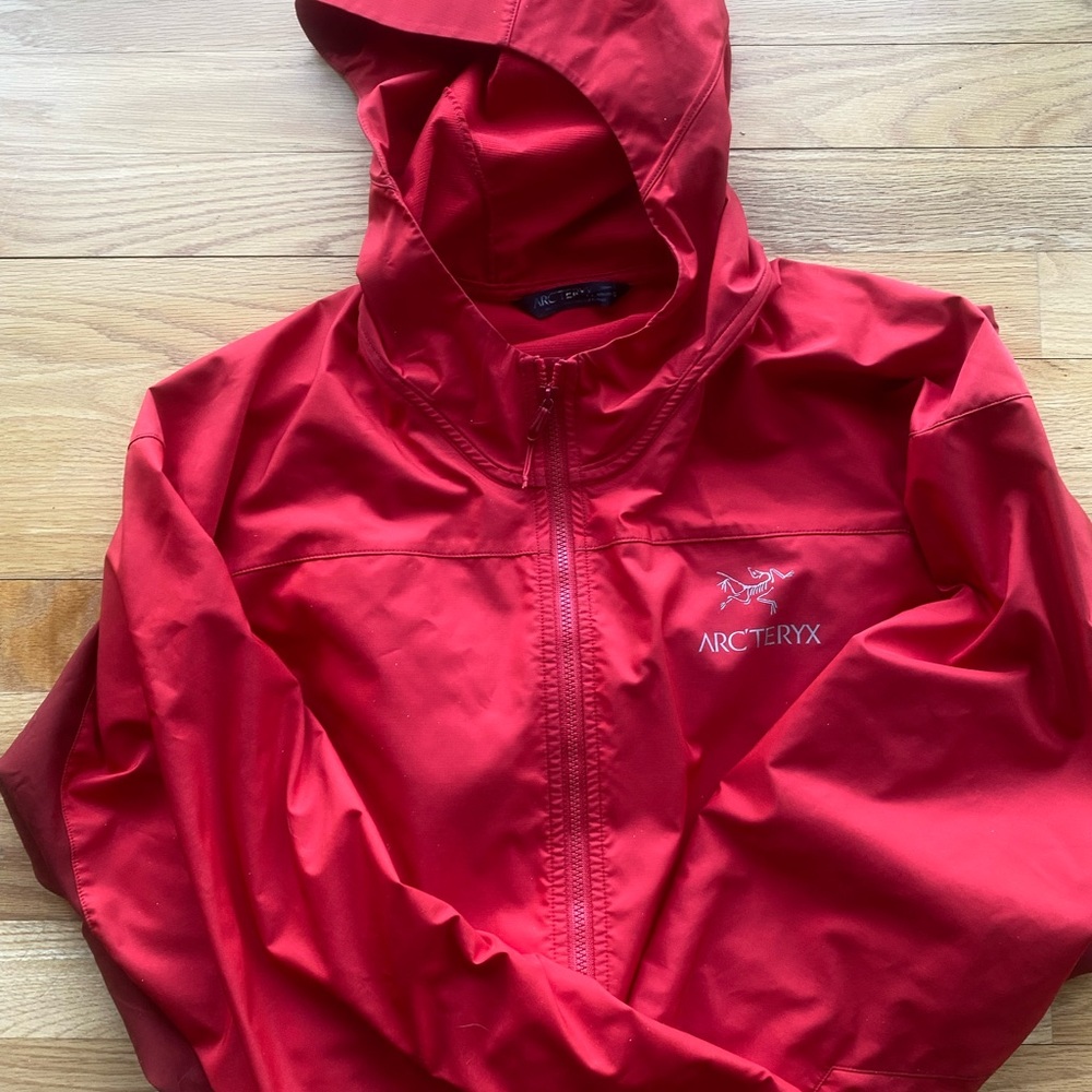 Arc'teryx Red Hooded Jacket